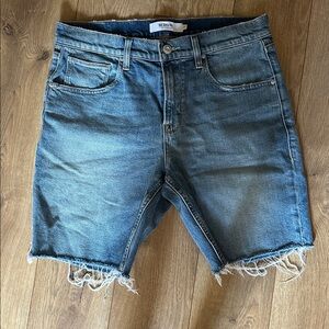 Hudson Jeans Kirk Blue Jean Shorts 33